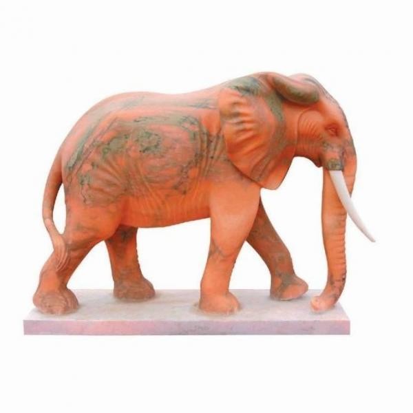 China hand craved stone elephant statue decorative stone on sale