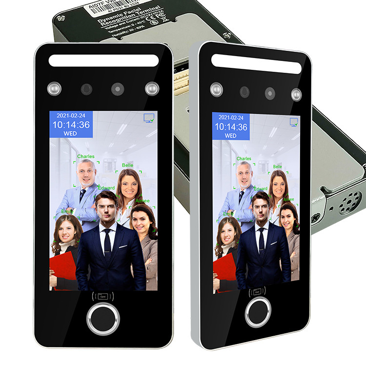 China Touchless 5 Inch Face Recognition Access System QR Code Access Control on sale