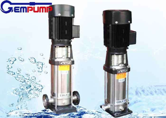China 23 Bar Stainless Steel Centrifugal Pump 0.37KW Vertical Inline Multistage Pump on sale