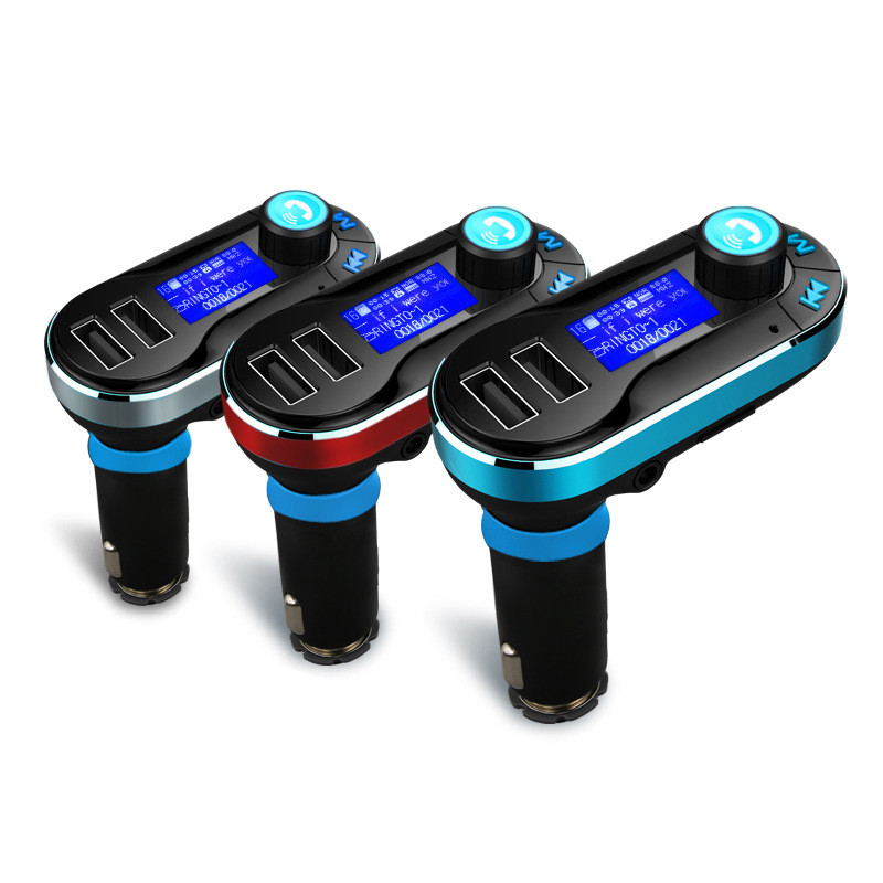 China BLUETOOTH CAR FM TRANSMITTER + DUAL PORT 2.1A CAR CHARGER on sale