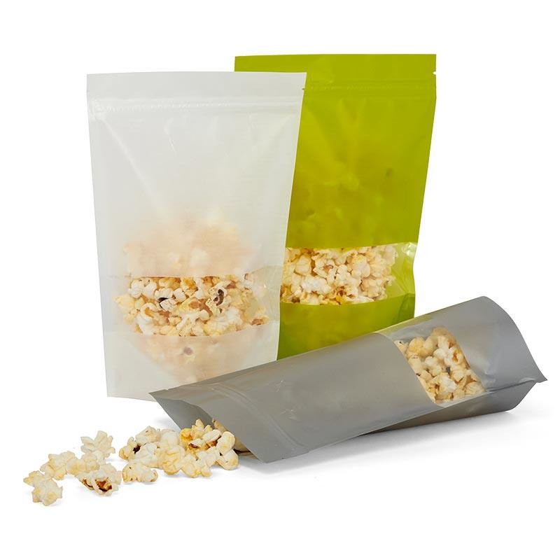 China Rice Paper Sealable Food Bags , Vacuum Food Storage Bags With Window Panel on sale