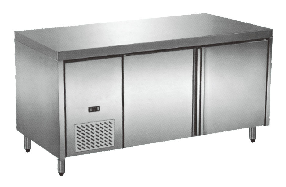 China Restaurant Equipment Commercial Under Counter Freezer Stainless Steel Workbench on sale