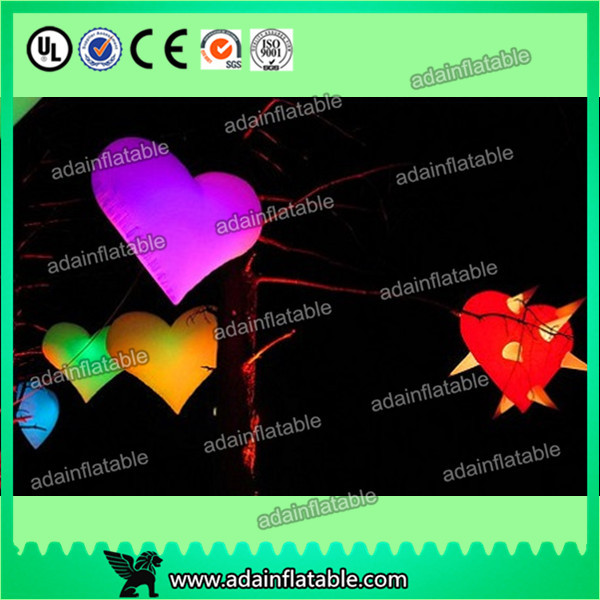 Best led giant inflatable heart for decoration,Event Party Hanging Decoration Inflatable wholesale