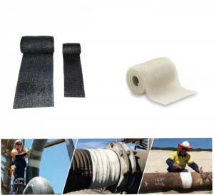Best Fast Curing Pipe Repair Bandage Water Activated Polyurethane Resin Fiberglass Fix Tape Plumbing Protection Wrap wholesale