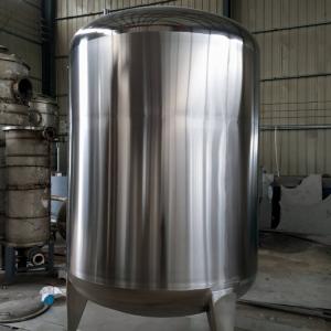 China 8 Tons Used Stainless Steel Storage Tanks 10 Tons Vertical Type on sale