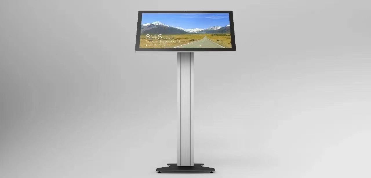 18inch 21.5inch Free Standing Touch Screen Kiosk 400CD/M