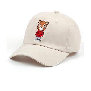 Best 100% Cotton Childrens Fitted Hats Sports Cap Plain custom Embroidered logo wholesale