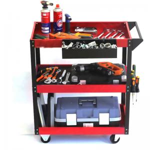 China 3 Layer Hardware Tools Accessories Steel Heavy Duty Workshop Trolley on sale