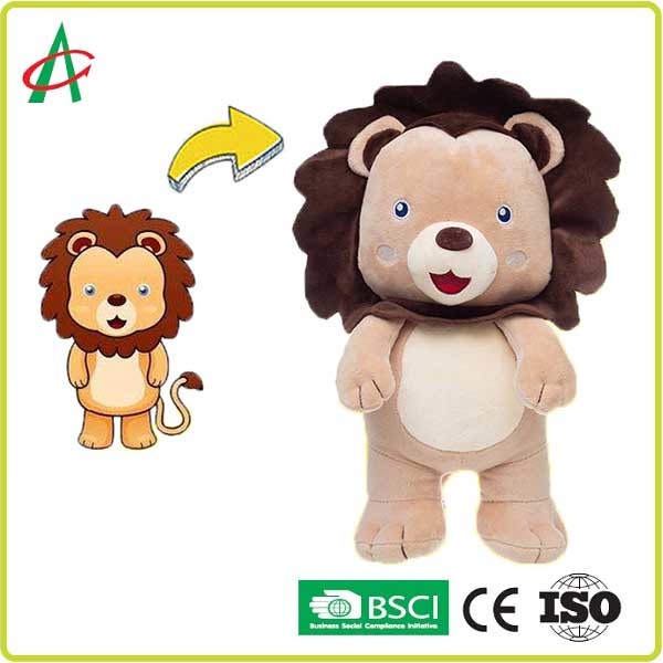 Best BSCI Stuffed Plush Lion , Mascot Baby Stuffed Animals Personalized wholesale
