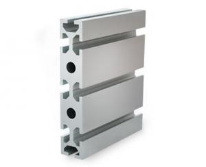 China Extruded Aluminum Profile , CNC Track T Slot Industrial Fence Extrusion Frame Aluminum Profile on sale
