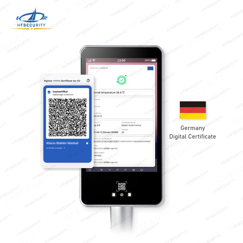 Buy cheap Germany HF80C EU 8 inch Green Pass Vaccine Face Recognition Health Code Scan from wholesalers