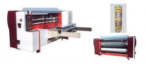 China Auto Cardboard Box Die Cutting Machine / Feeding Rotary Die Cutting Equipment on sale