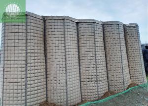 China Hot Dipped Metal Mesh Fences Galvanized Welded Military Sand Wall on sale