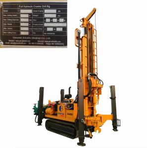 China 400m Hydraulic Borehole Drilling Machine , Track Mounted Rig For Civil Industrial on sale
