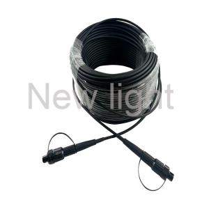 China FTTA Fiber Optic Cable With Ip68 Fiber Optical Waterproof Connector on sale