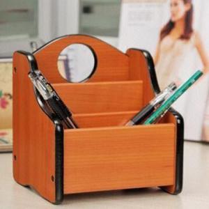 Fashionable Remote Control Holder, Made of Wood, Customized Sizes and Colors are Accepted