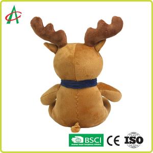 Best CPSC 20cm High Red Nose Reindeer Stuffed Animal With T Shirt And Scarf wholesale