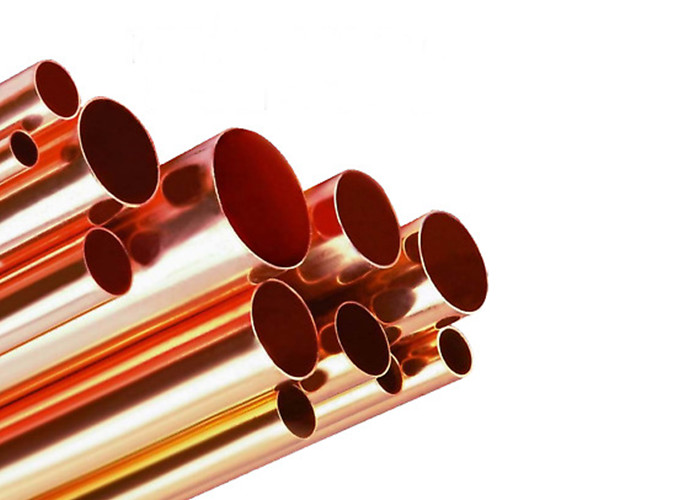 Cheap 100mm Round Copper Tube , Seamless Copper Pipe For Oil Transportation for sale
