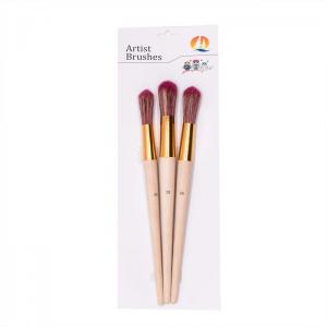 China Nylon Silk Hair Bicolor Synthetic Paint Brush Set on sale