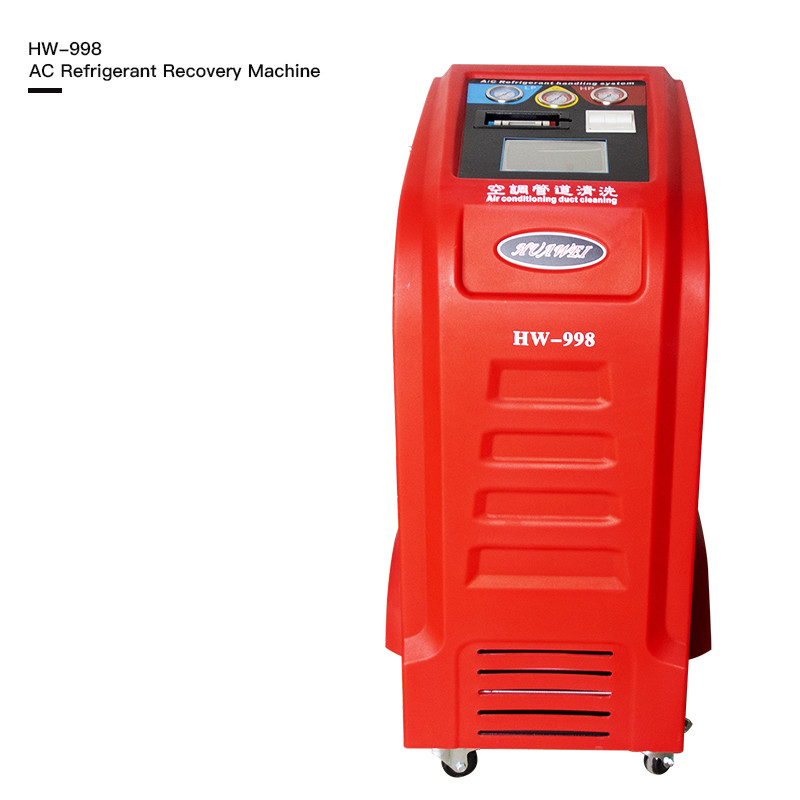 Best 5.4m3/H 1000W Gas R410A Mobile AC Recovery Machine With Condenser wholesale