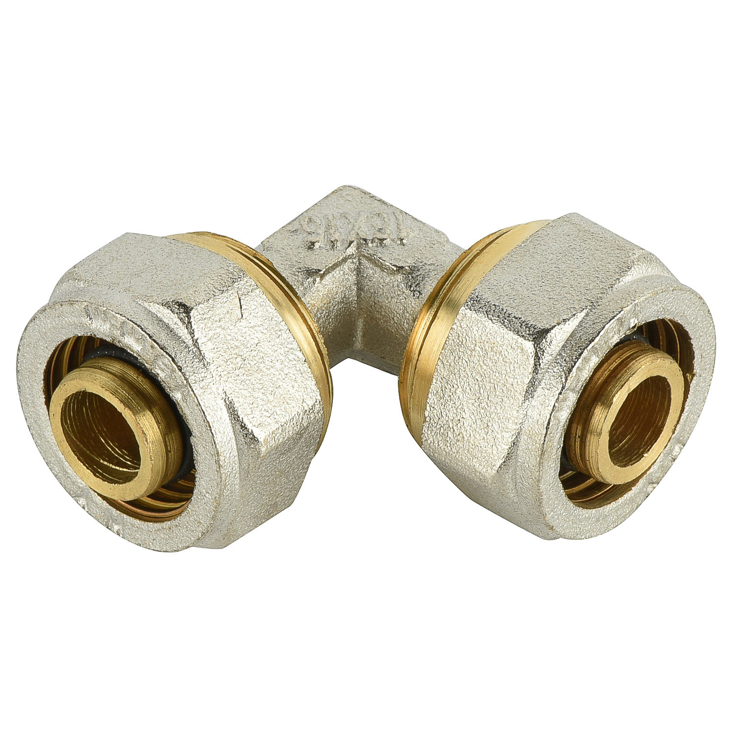 pex-al-pex pipe fittings double color brass Elbow compression fittings for pex-al-pex pipe