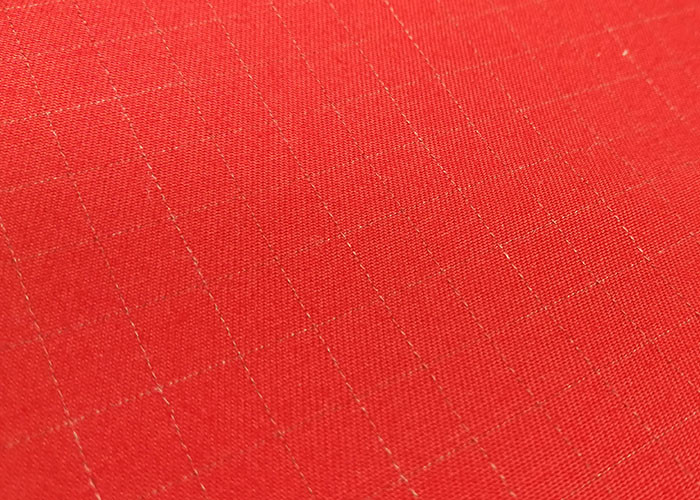 China Twill Cotton Yarn Card 235gsm Anti Static Fabric on sale