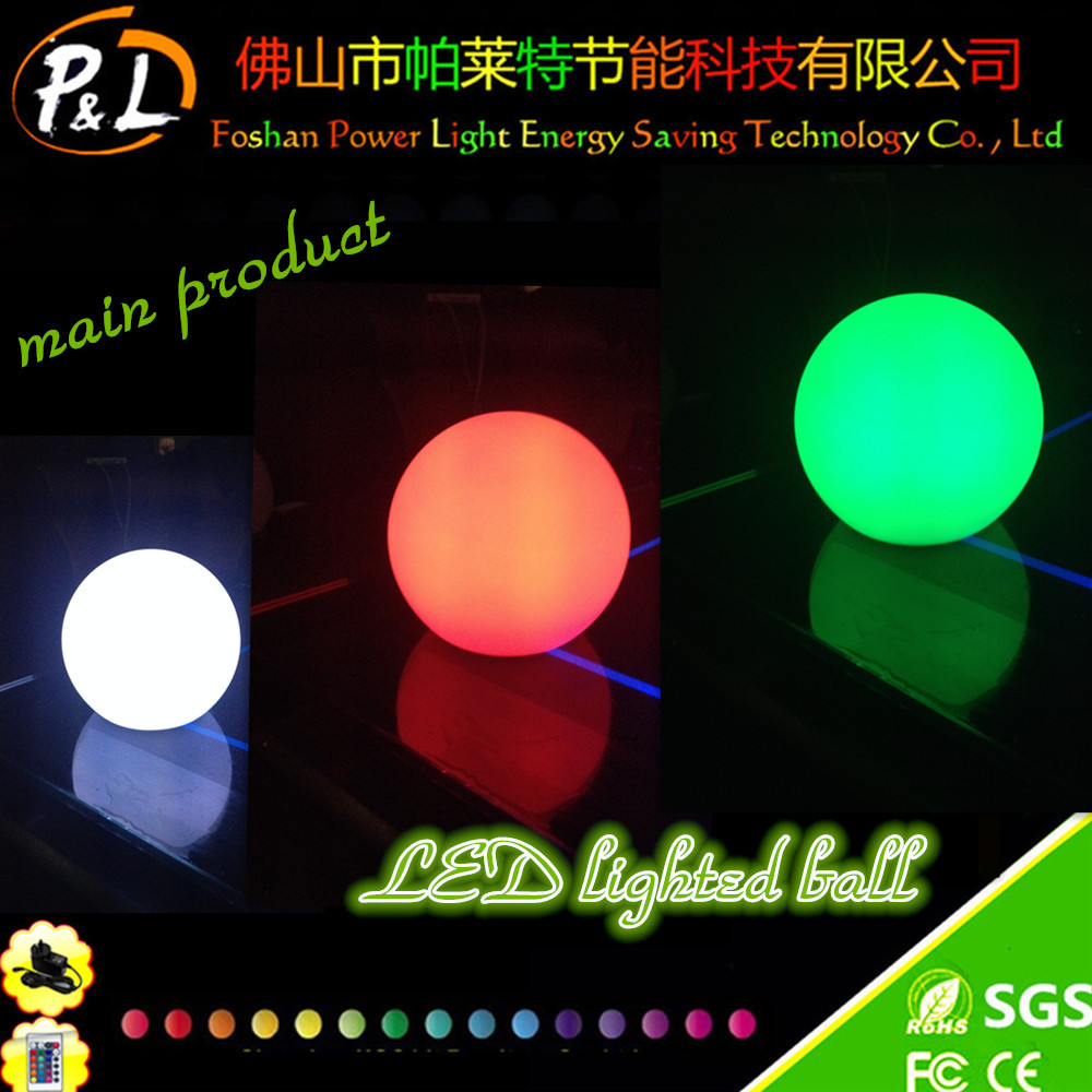 China outdoor swim pool Waterproof RGB plastic LED Round Ball on sale