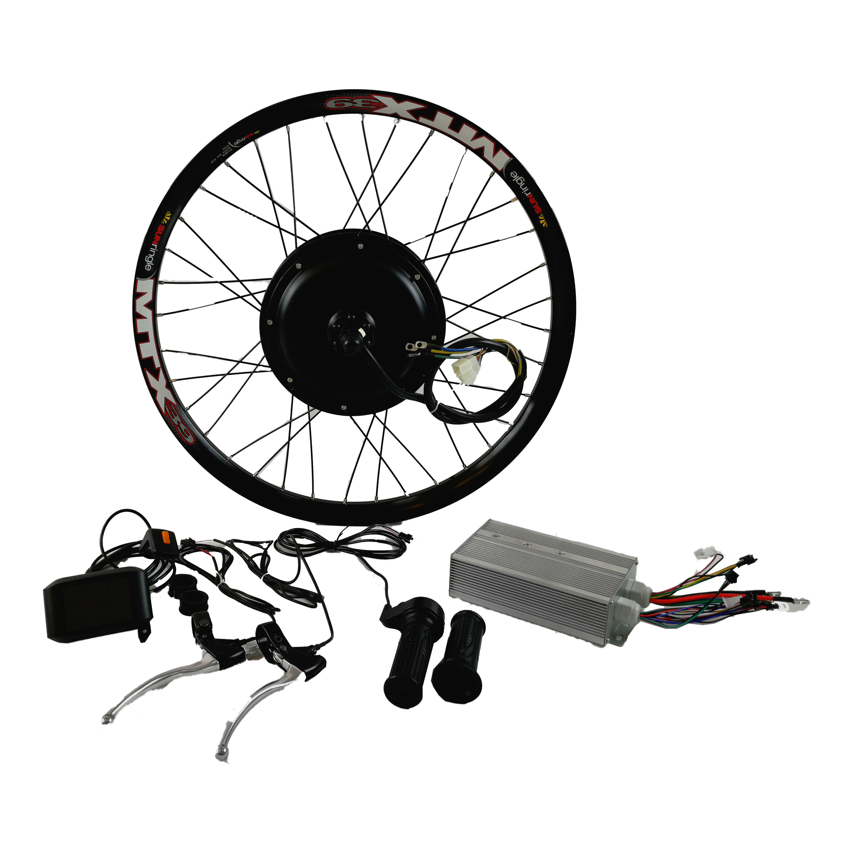 Cheap Fashionable Electric Bike Conversion Kit OEM 36 Spokes CE / ROHS Approved for sale
