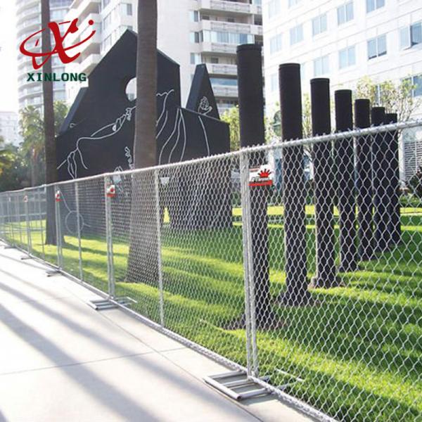 Cheap Professional Temporary Chain Link Fence Panels For Sports Field / Construction Site for sale