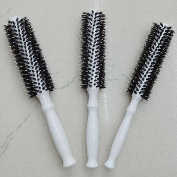 Cheap Plastic Round hair brush Boar bristle hair brush for sale