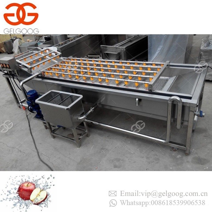 Best High Quality Professional Cherry Tomato Bubble Washing Grapes Washer Leafy Vegetable Fruit Cleaning Machine wholesale