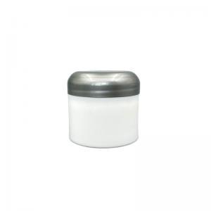 China Round Plastic Cosmetic Jars Travel Set 50g Containers Hot stamping With Different Pattern on sale