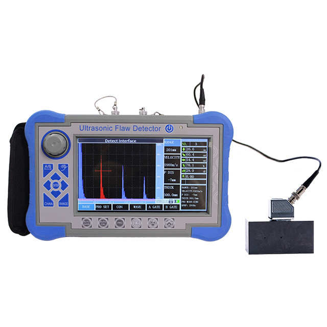 China Portable Ultrasonic Flaw Detector SD Card Touch Screen A Scan B Scan FD600 Low Noise on sale