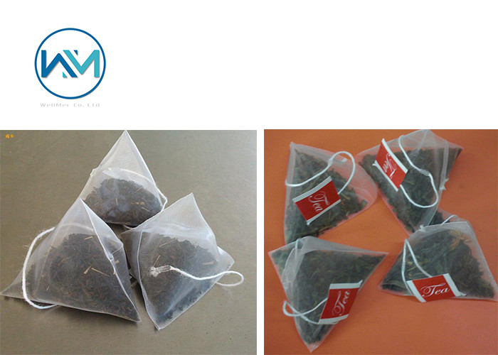 China Nylon Film Pyramid Tea Bag Packing Machine width Outside Tea Bag for Tea Leaves on sale