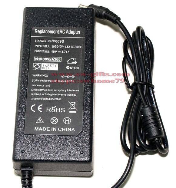 19V 4.74A AC Power Supply Notebook Adapter Charger For ASUS Laptop A46C X43B A8J K52 U1 U3 S5 W3 W7 Z3 For Notebook