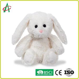 Best CE Custom White Bunny Stuffed Toy 10 Inches For Babies wholesale