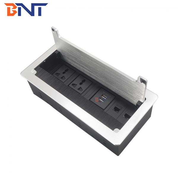 Cheap Meeting table hidden socket type table usb power socket with laser logo service for sale