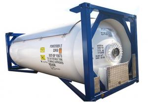 China 20 feet large capacity T50 ISO Tank Container UN portable LPG propane gas Tank Container on sale
