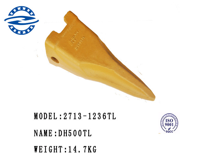 China 2713-1236 TL Excavators Spare Parts Bucket Tooth DH500TL 14.7kg on sale