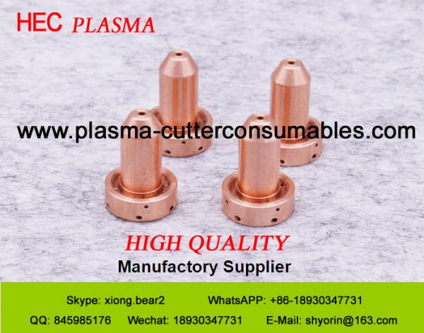 Cheap CutMaster A120/A80/A60 Pasma Nozzle 9-8207/9-8209/9-8210/9-8211/9-8212/9-8231thermal Dynamics Plasma Consumables for sale