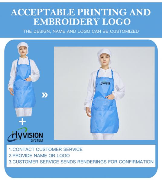 Custom Print Kitchen Cook Apron For Chef Sublimation Waterproof Polyester Apron