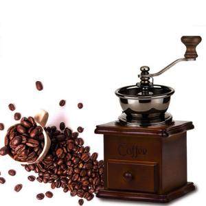 Best 8oz Beech Vintage Hand Crank Manual Coffee Grinder For Espresso wholesale