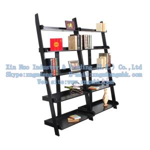 China Wooden ladder shelves, wooden display rack, wooden display stand, wood storage rack on sale