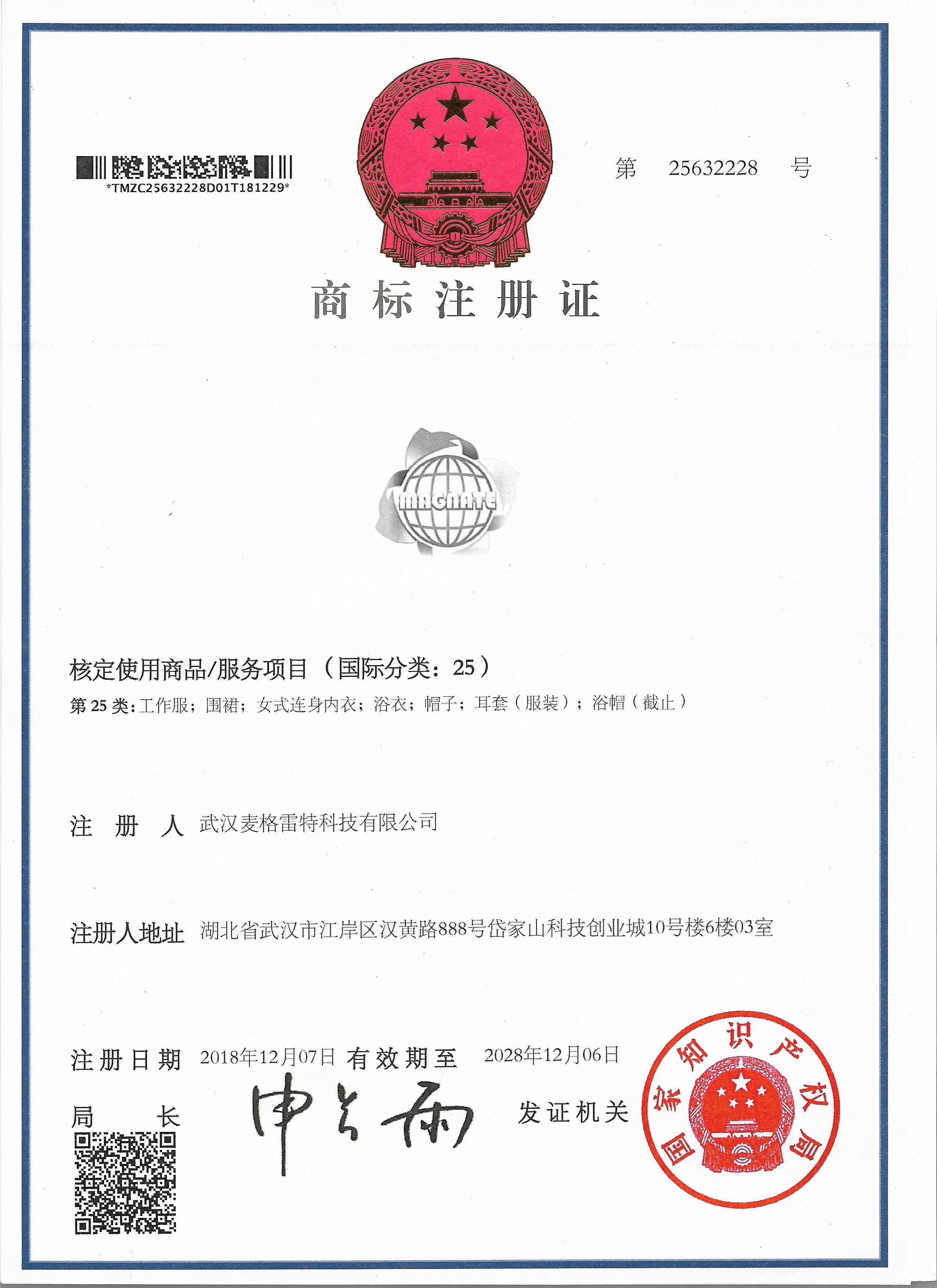 Wuhan Magnate Technology Co., Ltd. Certifications