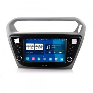 China 8 in dash android 4.4.4 car DVD GPS navigation HD 1024*600 for Peugeot 301 Elisee 2013 with WIFI 4G mirror link on sale