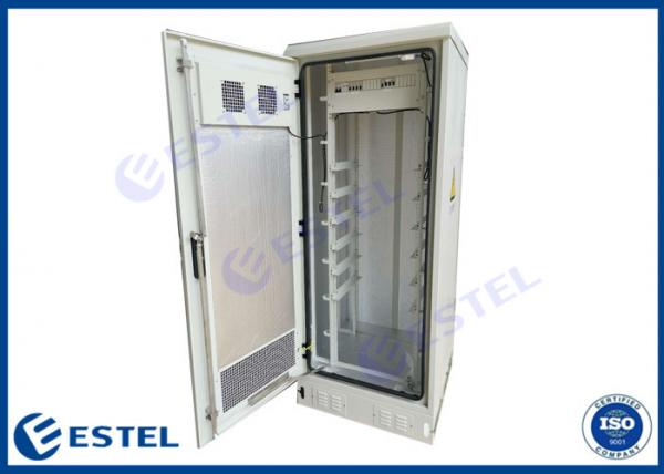 Cheap Single Wall Anti Theft Outdoor Telecom Equipment Cabinets With AC Conditioner for sale