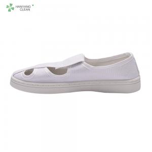 Best Cleanroom white unisex gender PVC sole antistatic esd lab shoe medical shoes for pharmaceutical wholesale