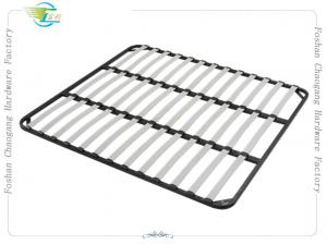 China Welded Metal Slatted Bed Base Framework , Basic Wood Slat Bed Frame on sale