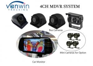 China Compact 4 Channel 3G Mobile DVR With Built-In GPS Mirror Recording In SD Card for Vehicles on sale