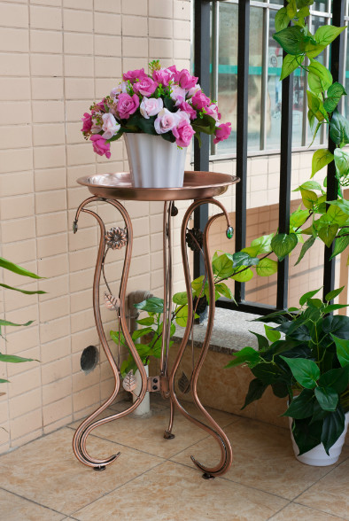 China Plant Stand  Metal Planter Holder Flower Pot Racks metal flower pot plants for home decor on sale